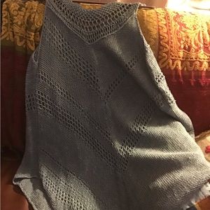 Free People Long knit tunic sweater. Lg.